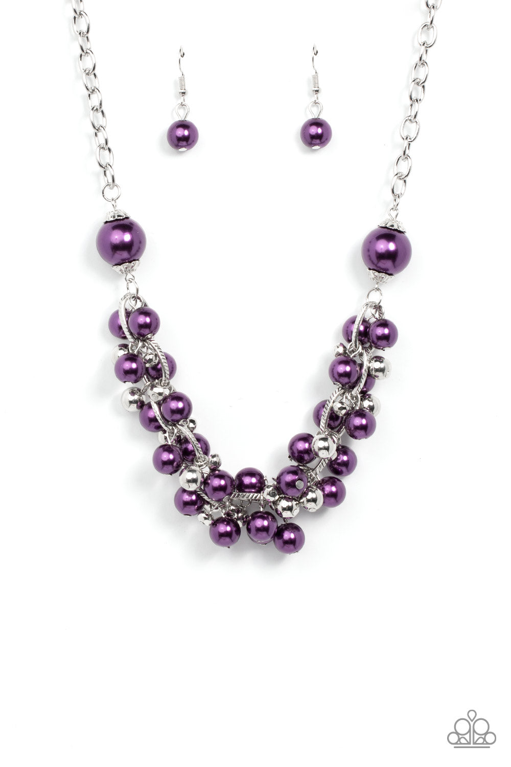 Party Crasher - Purple Necklace - Paparazzi Accessories - Alies Bling Bar