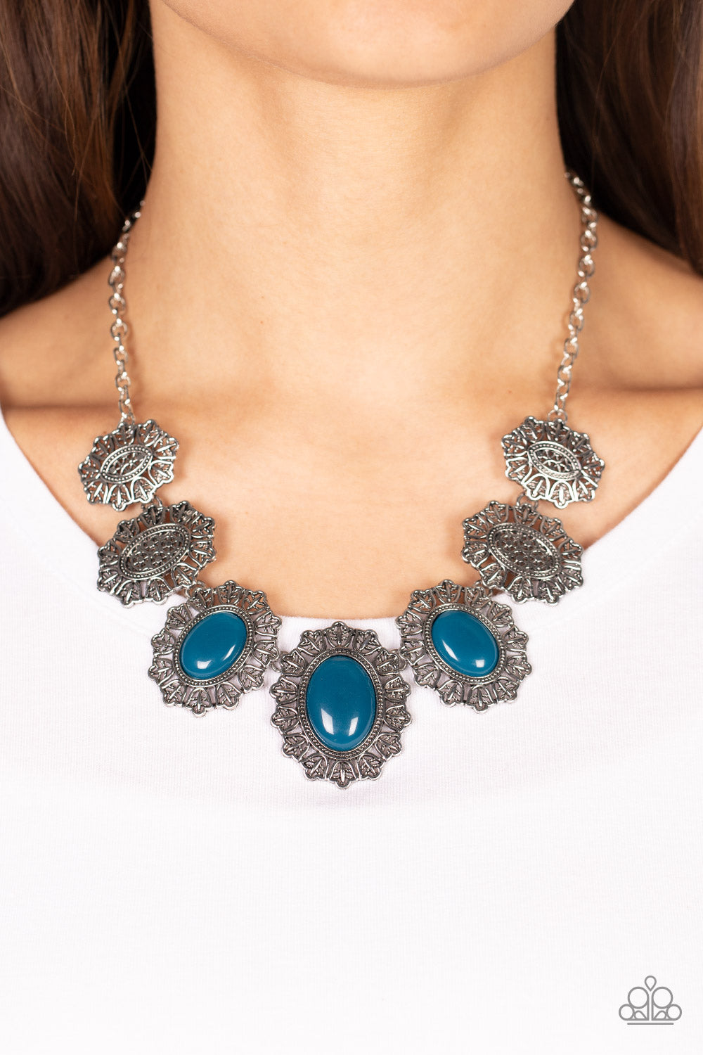 Paparazzi - Forever and EVERGLADE - Blue Necklace - Alies Bling Bar