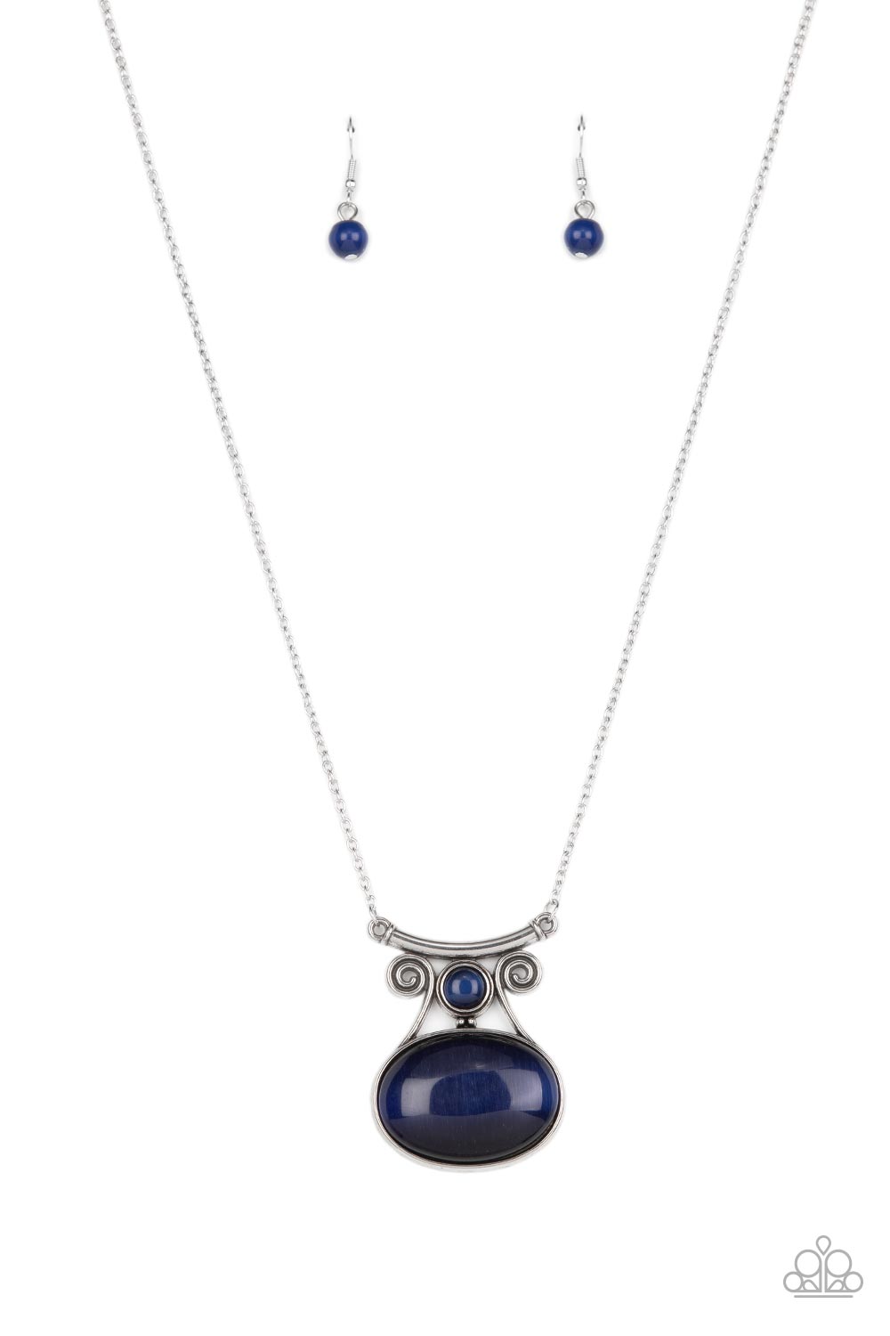 One DAYDREAM At A Time - Blue Necklace - Paparazzi Accessories - Alies Bling Bar