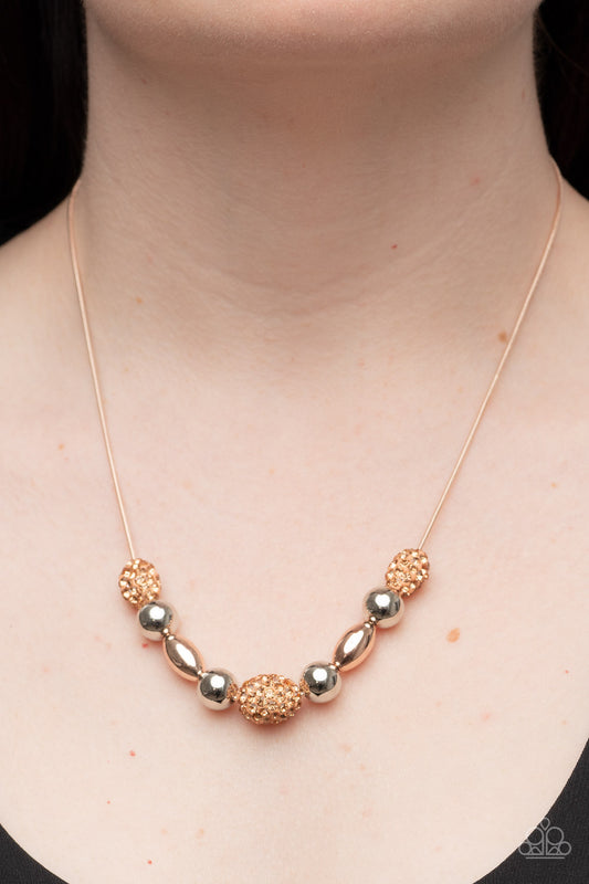 Paparazzi - Space Glam - Multi Necklace - Alies Bling Bar