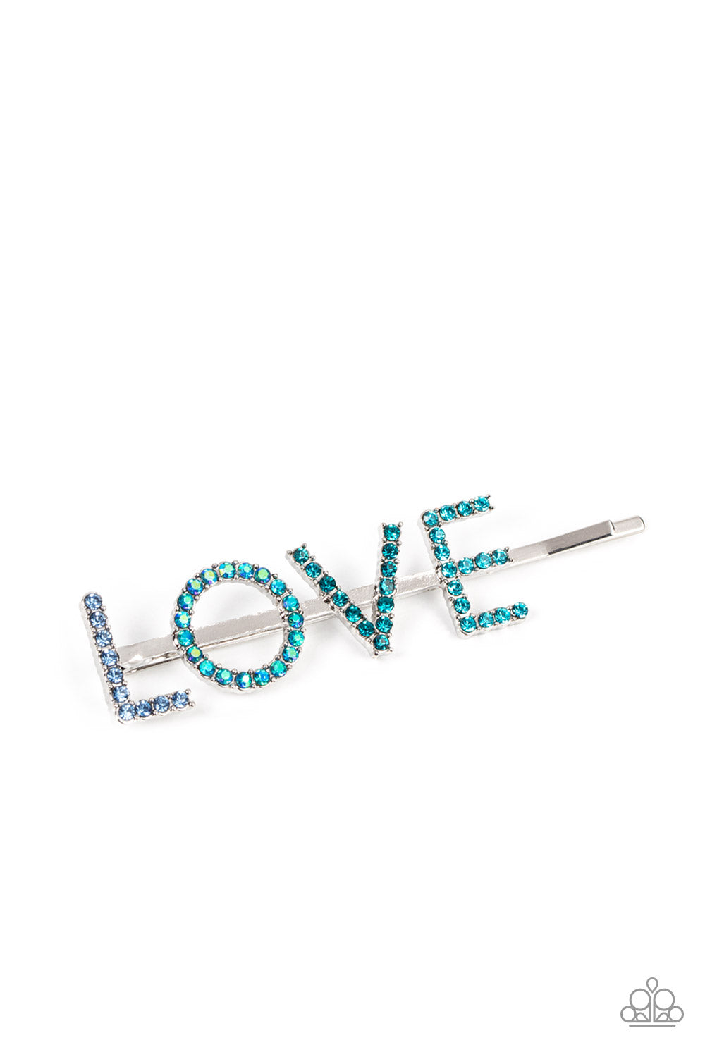 True Love Twinkle - Blue Hair Accessories - Paparazzi Accessories - Alies Bling Bar