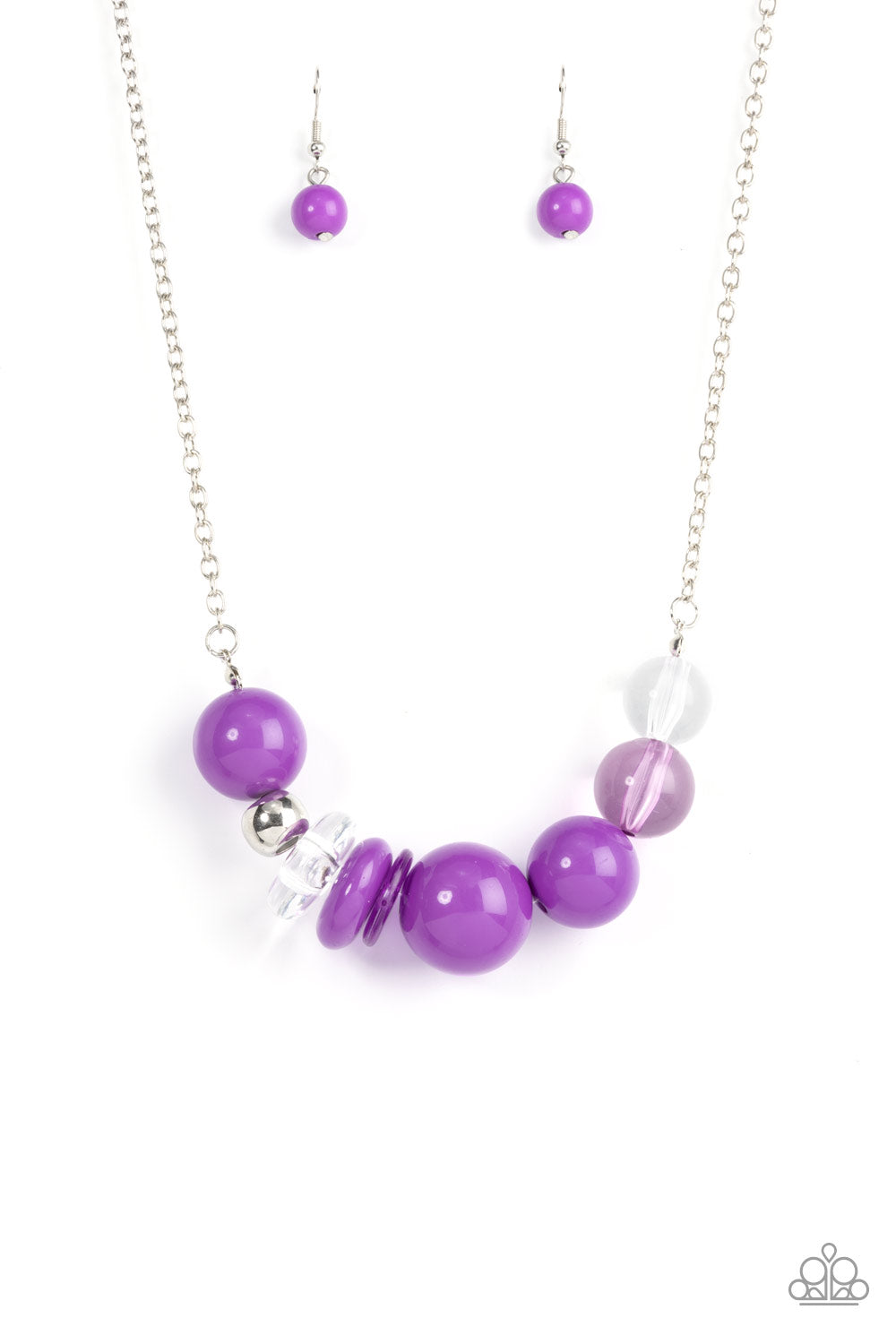 Paparazzi - Bauble Bonanza - Purple Necklace - Alies Bling Bar