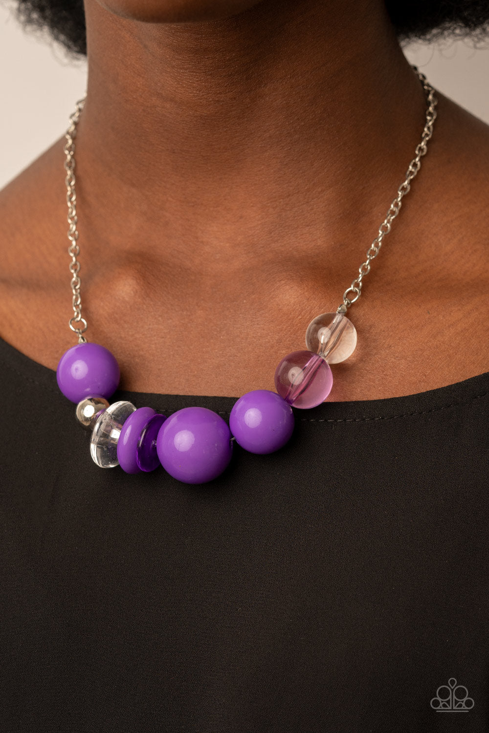 Paparazzi - Bauble Bonanza - Purple Necklace - Alies Bling Bar