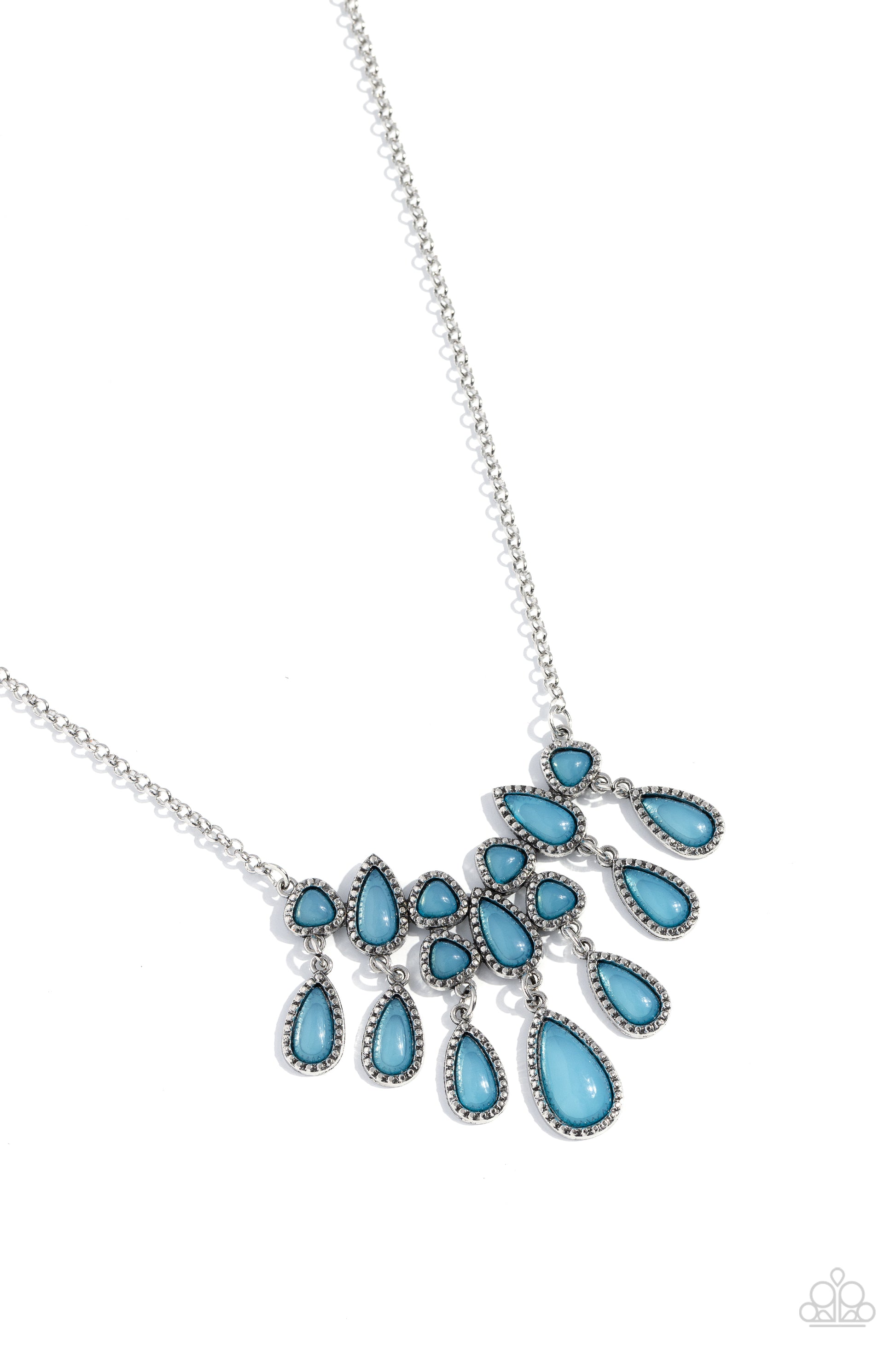 Exceptionally Ethereal - Blue Necklace - Paparazzi Accessories - Alies Bling Bar