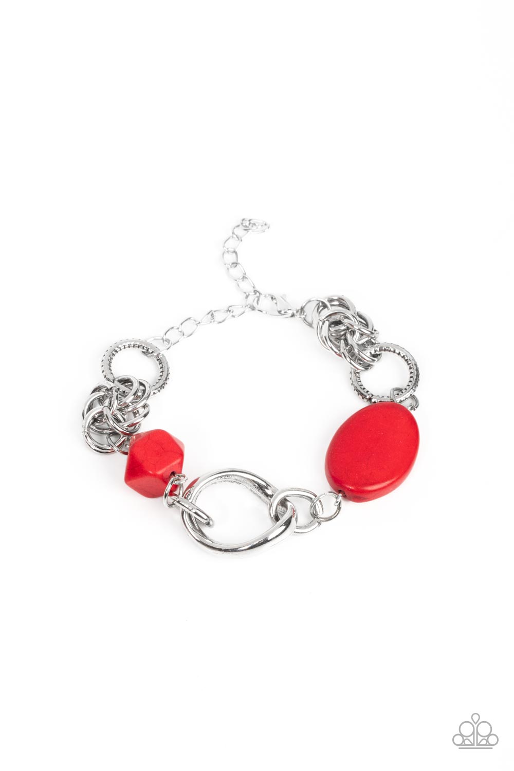 Hola, SONORA - Red Bracelet - Paparazzi Accessories - Alies Bling Bar