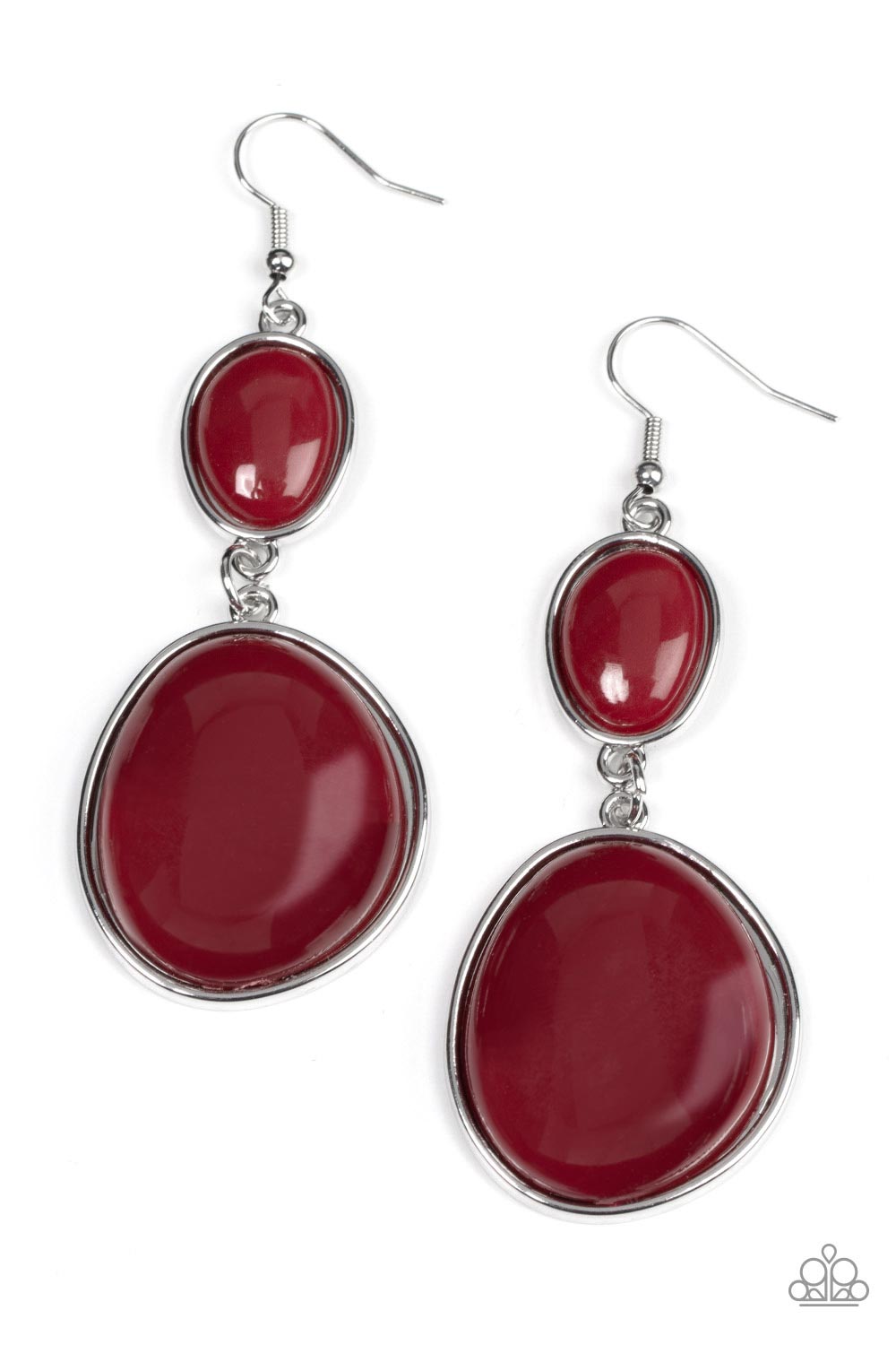 Paparazzi - Soulful Samba - Red  Earrings - Alies Bling Bar