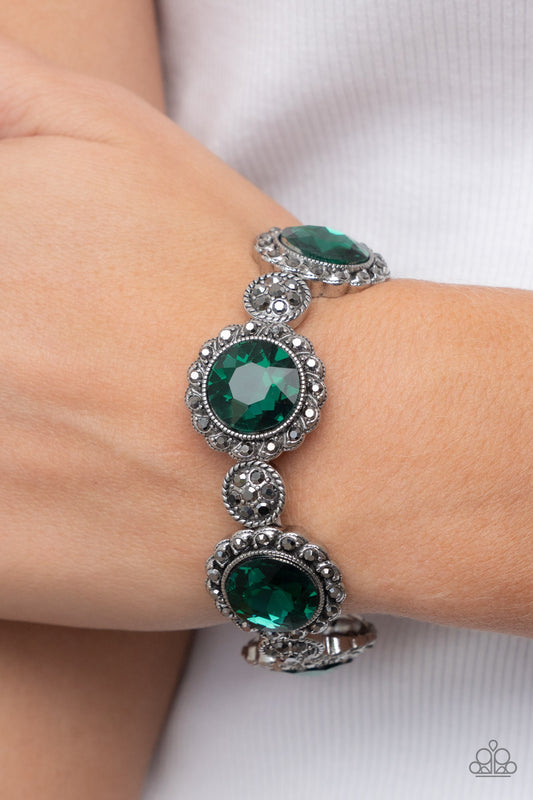 Paparazzi - Palace Property - Green  Bracelet