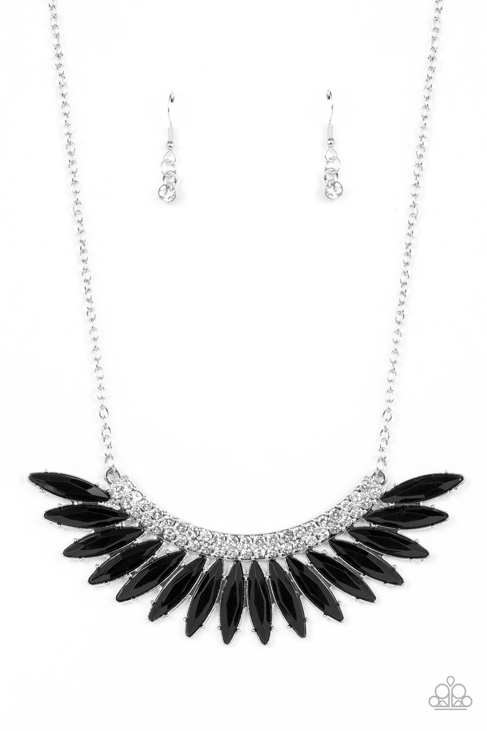 Paparazzi - Flauntable Flamboyance - Black Necklace - Alies Bling Bar