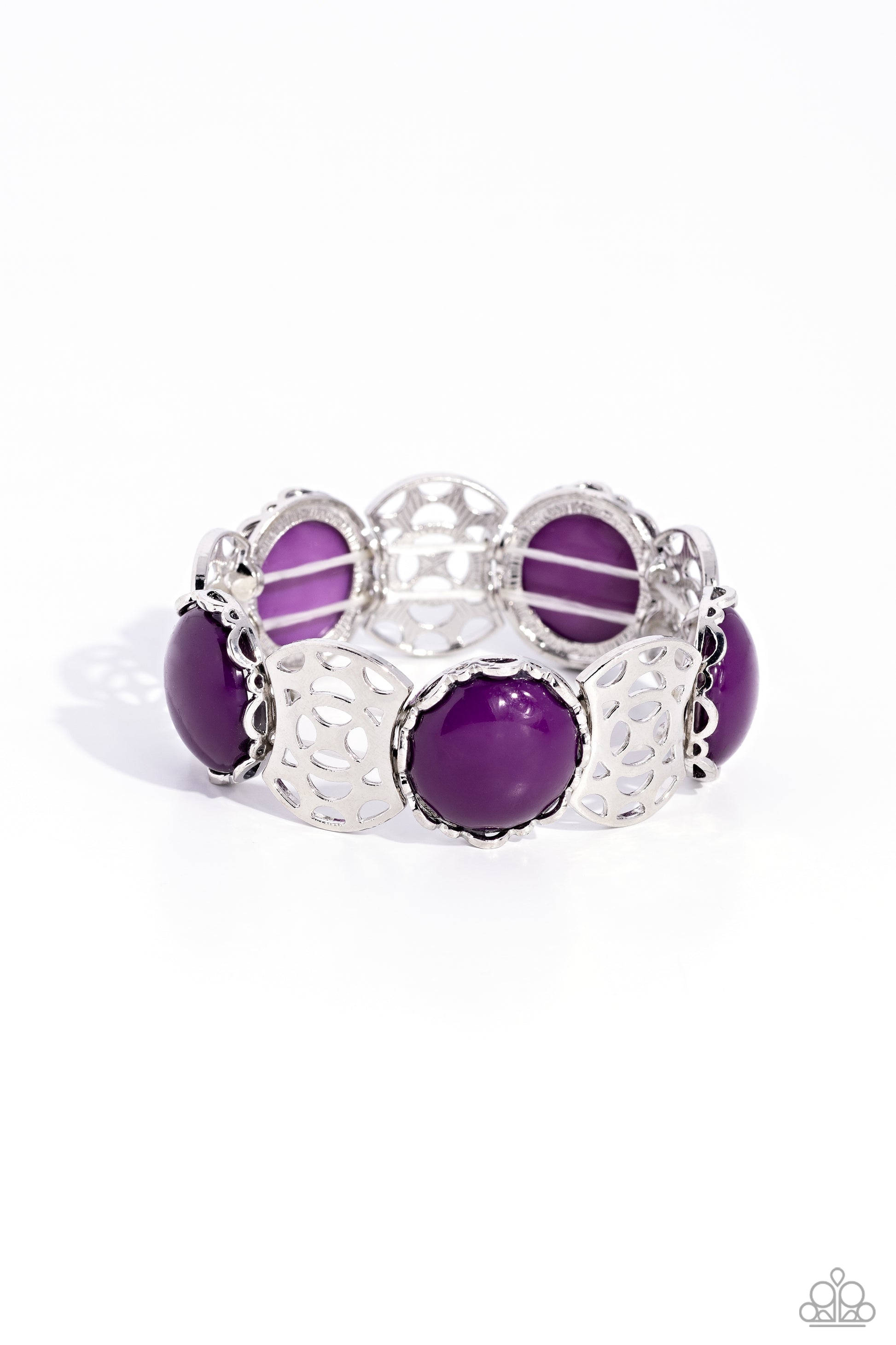 Ethereal Excursion - Purple Bracelet - Paparazzi Accessories - Alies Bling Bar