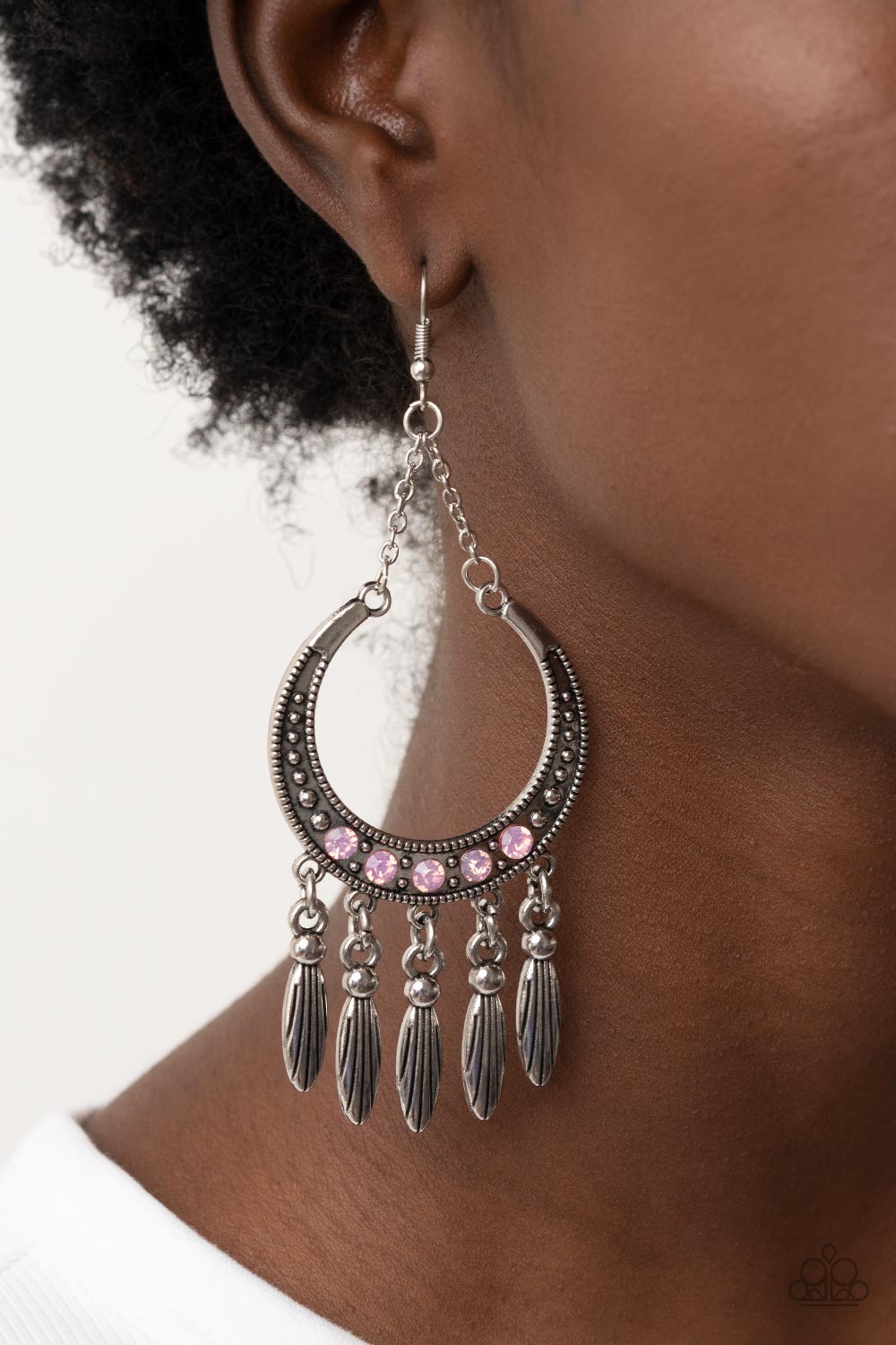 Day to DAYDREAM - Pink Earrings - Paparazzi Accessories - Alies Bling Bar