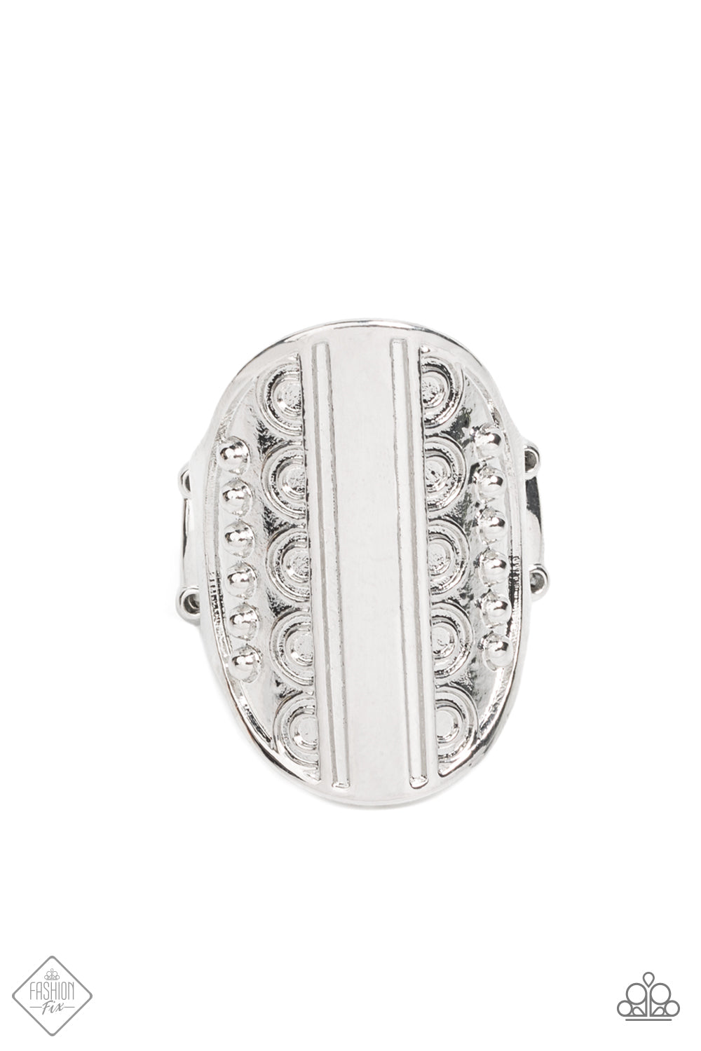 Paparazzi - Teeming With Texture - Silver Ring