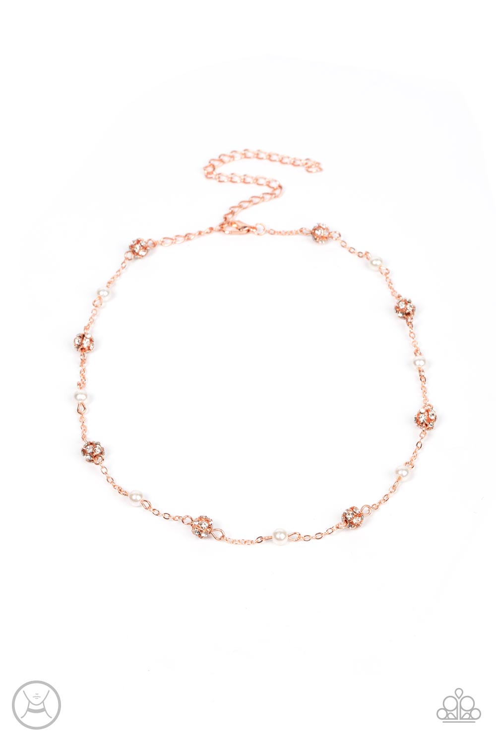 Rumored Romance - Copper Necklace - Paparazzi Accessories - Alies Bling Bar