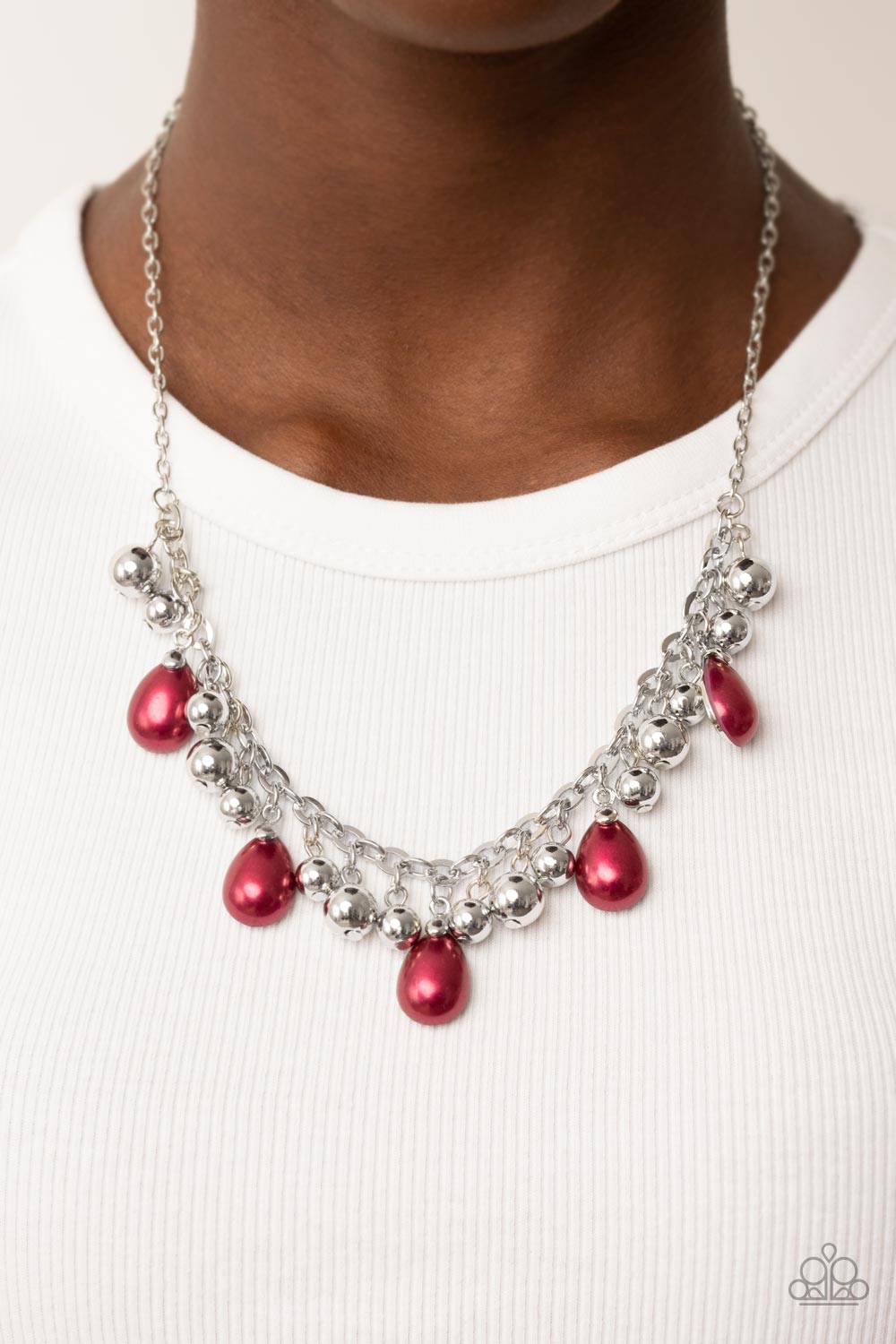Paparazzi - Party Favor - Red Necklace - Alies Bling Bar