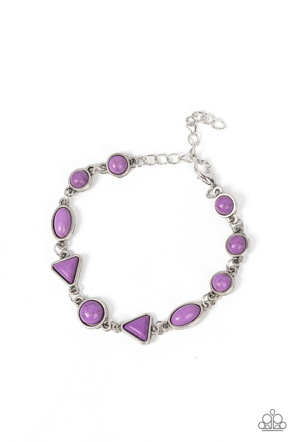 Quarry Quarrel - Purple Bracelet - Paparazzi Accessories - Alies Bling Bar