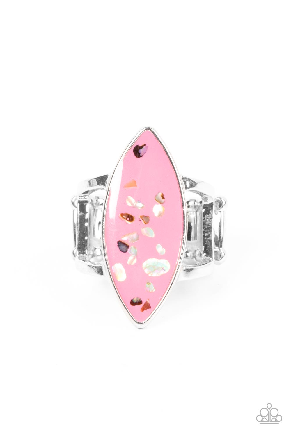 Paparazzi - Oceanic Odyssey - Pink Ring - Alies Bling Bar