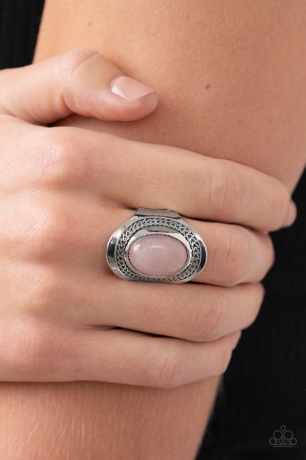 Paparazzi - Rockable Refinement - Pink Ring - Alies Bling Bar