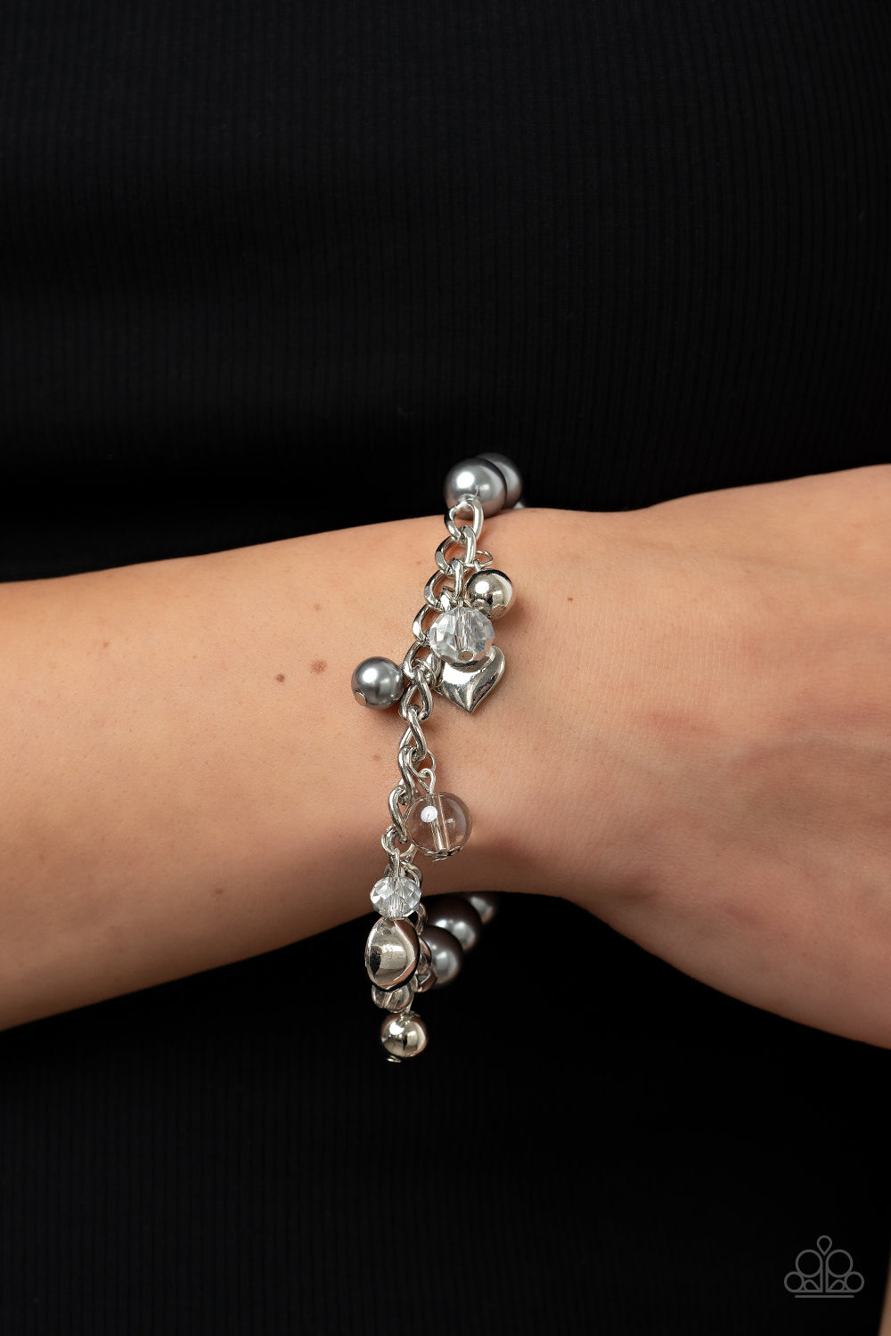 Paparazzi - Adorningly Admirable - Silver Bracelet - Alies Bling Bar