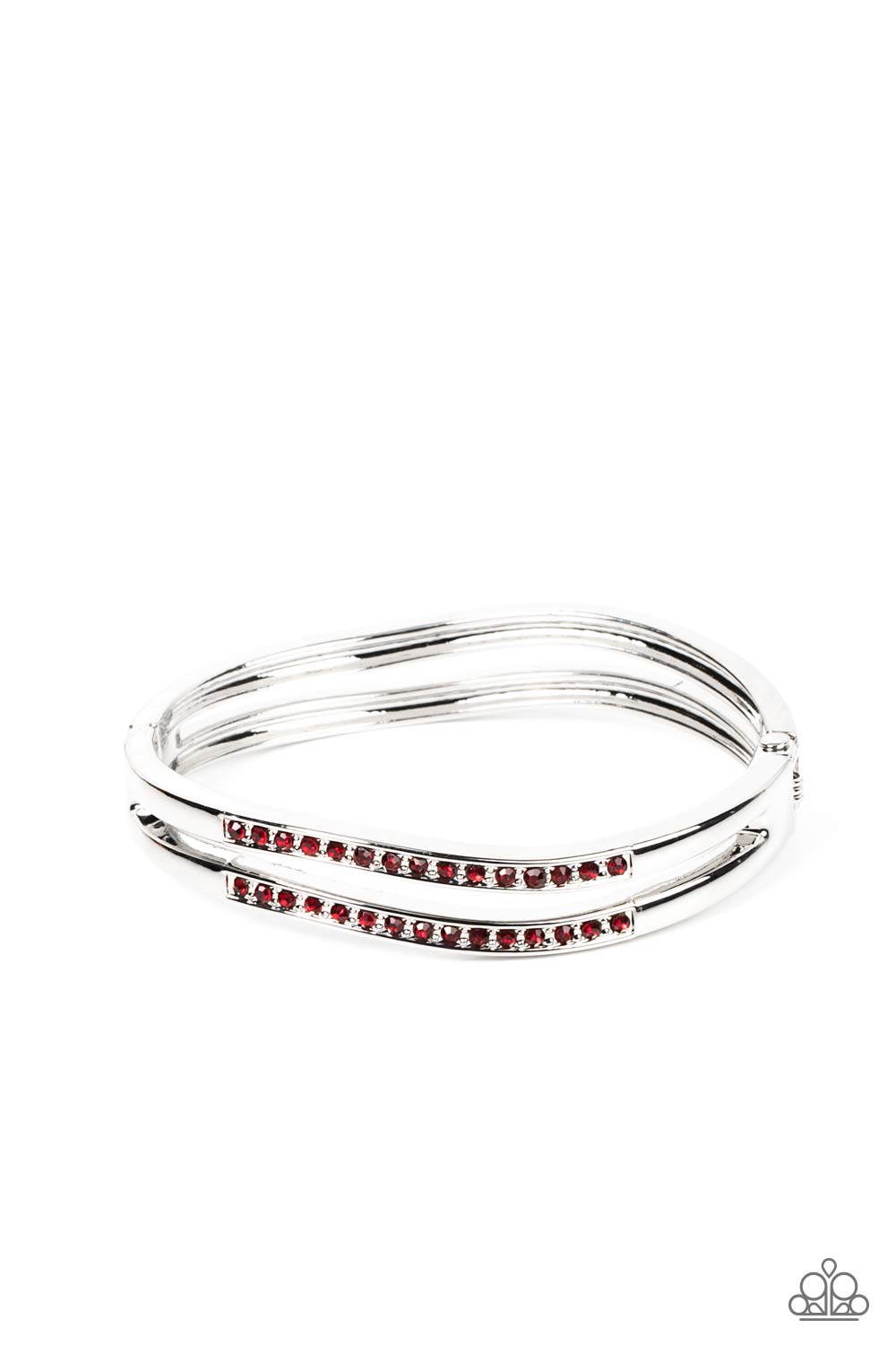 Paparazzi - Gen Z Glamour - Red Bracelet - Alies Bling Bar