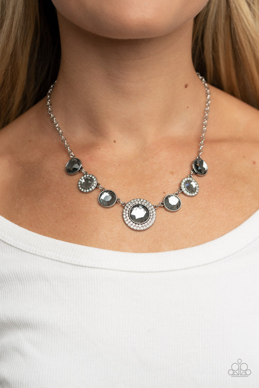 Paparazzi - Extravagant Extravaganza - Silver Necklace - Alies Bling Bar