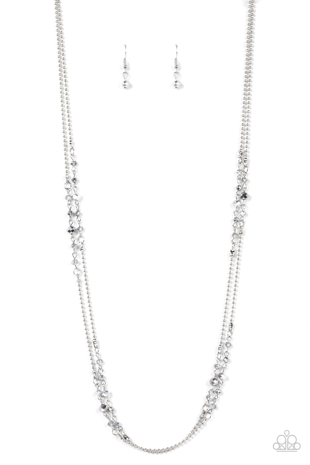 Paparazzi - Petitely Prismatic - Silver Necklace - Alies Bling Bar