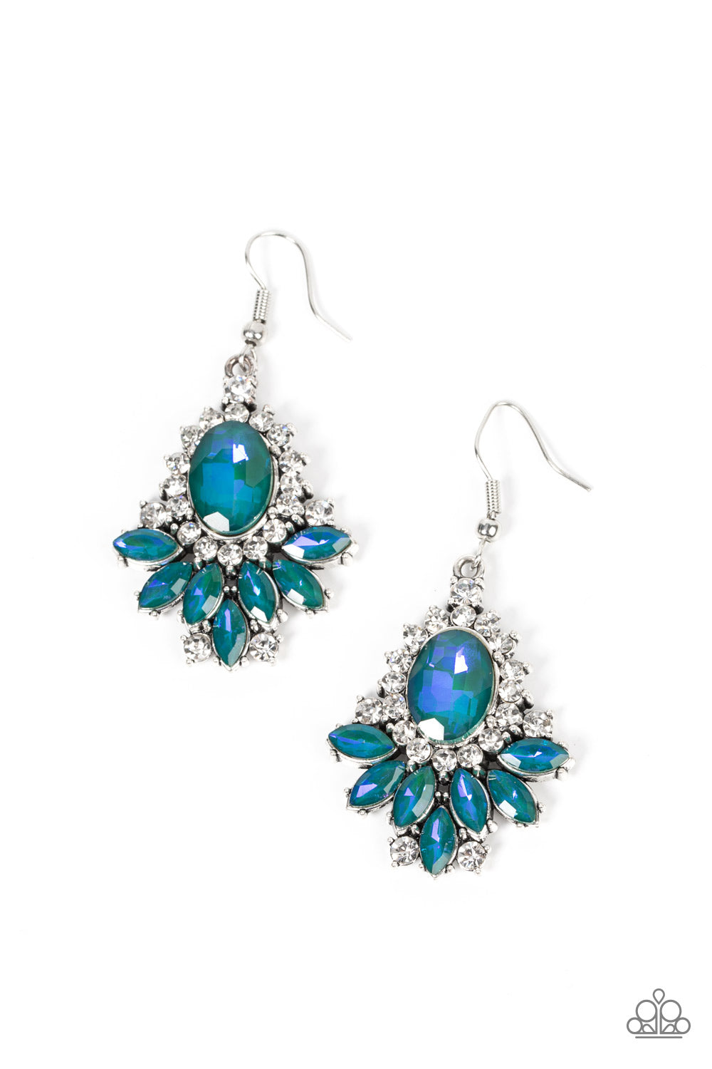 Paparazzi - Magic Spell Sparkle - Green Earrings - Alies Bling Bar