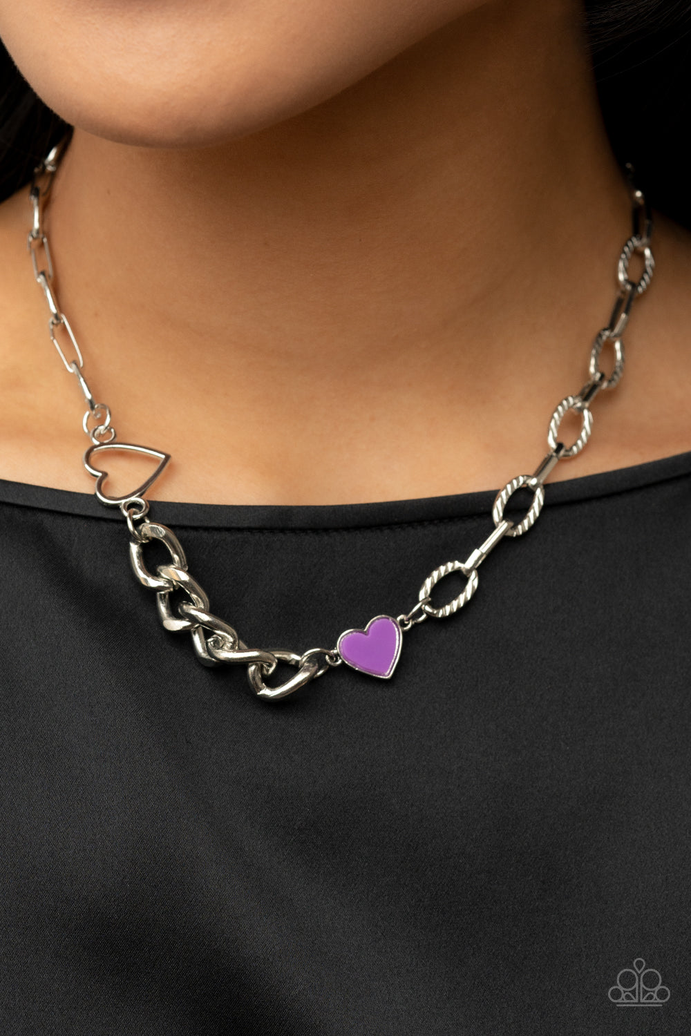 Paparazzi - Little Charmer - Purple Necklace