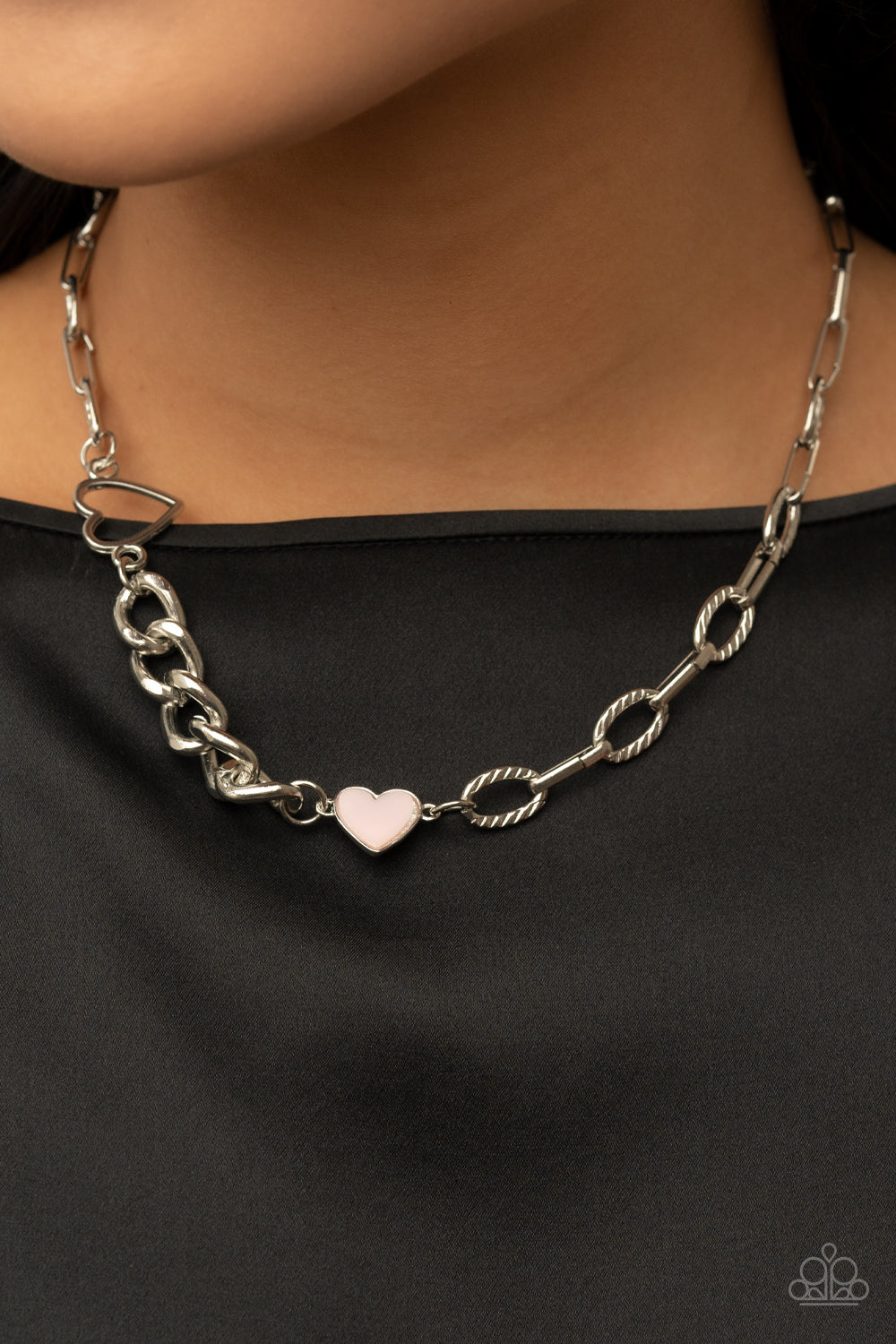 Paparazzi - Little Charmer - Pink Necklace - Alies Bling Bar