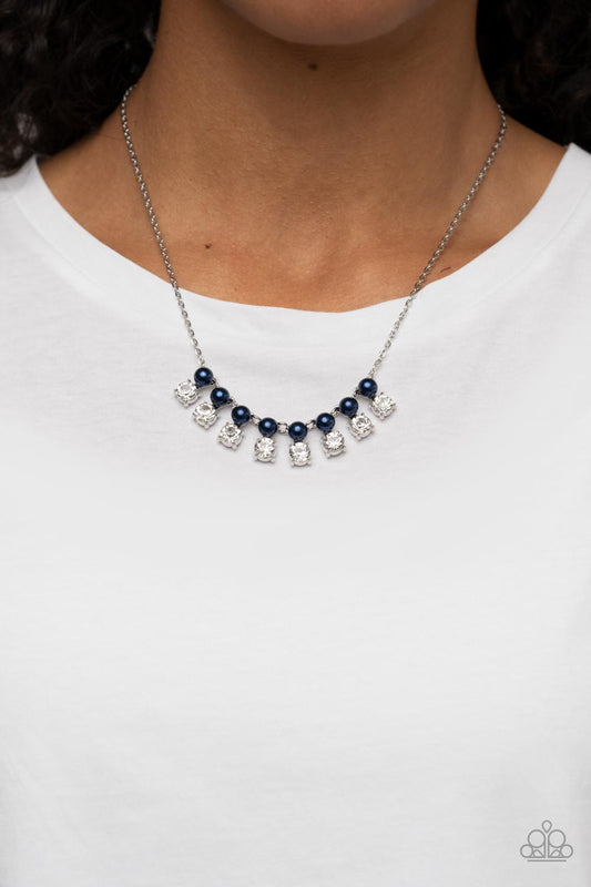 Paparazzi - Dashingly Duchess - Blue Necklace - Alies Bling Bar