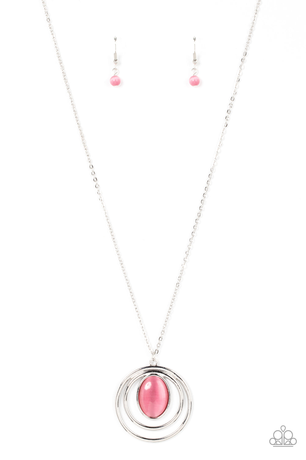 Epicenter of Elegance - Pink Necklace  - Paparazzi Accessories - Alies Bling Bar