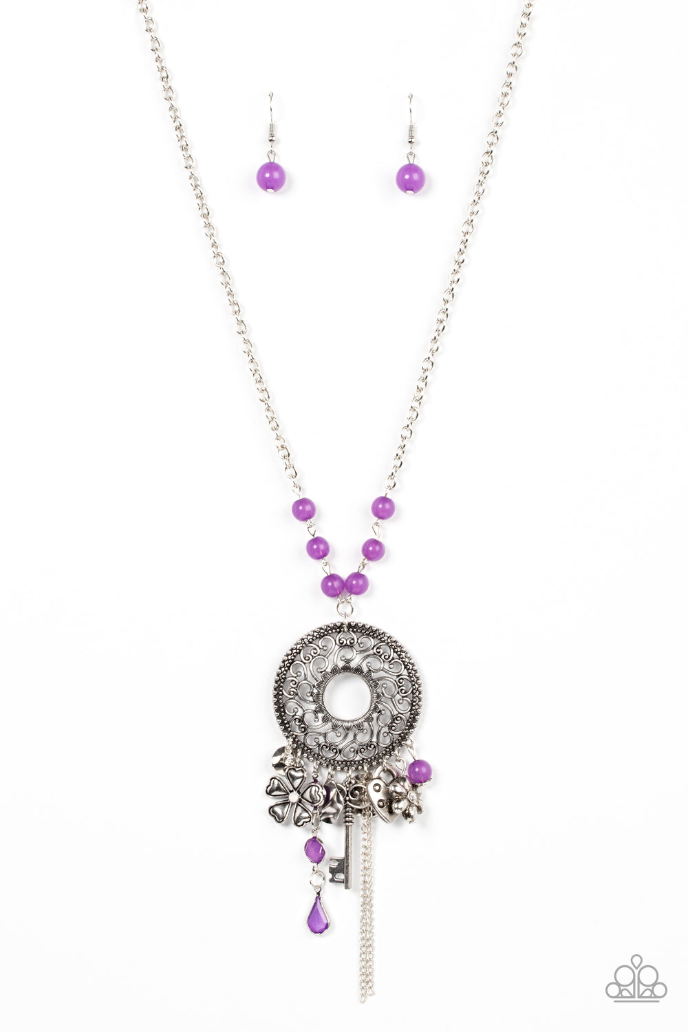 Paparazzi - Making Memories - Purple Necklace - Alies Bling Bar