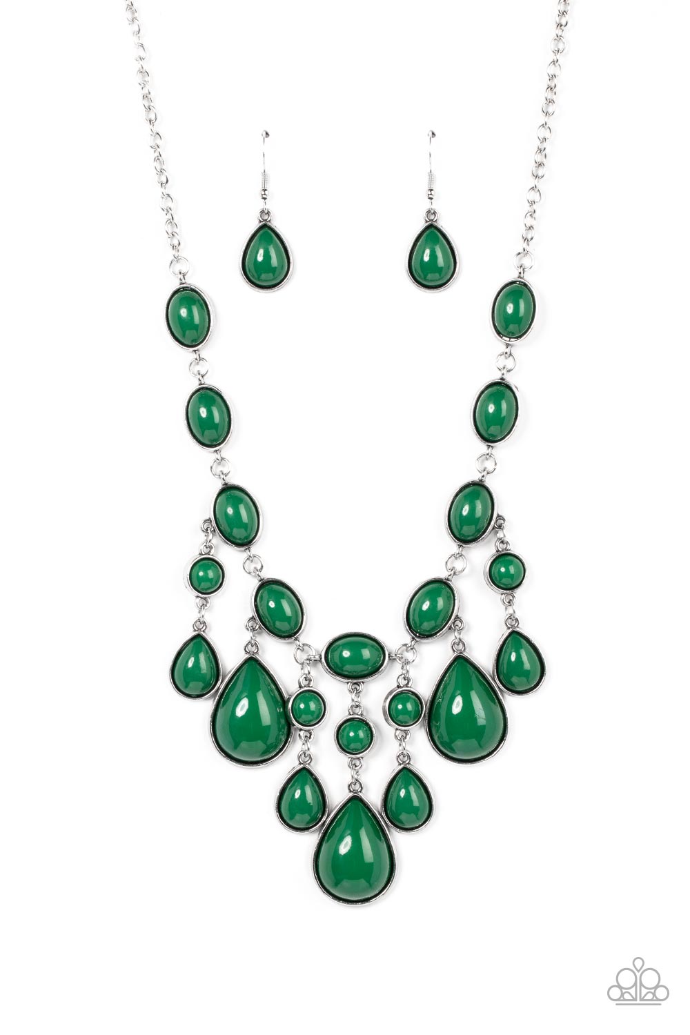 Paparazzi - Mediterranean Mystery - Green Necklace - Alies Bling Bar