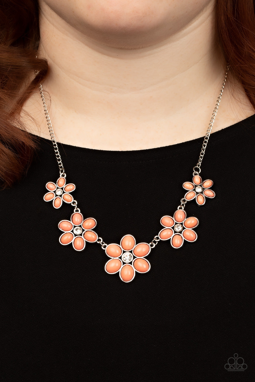 Paparazzi - Prairie Party - Orange Necklace - Alies Bling Bar