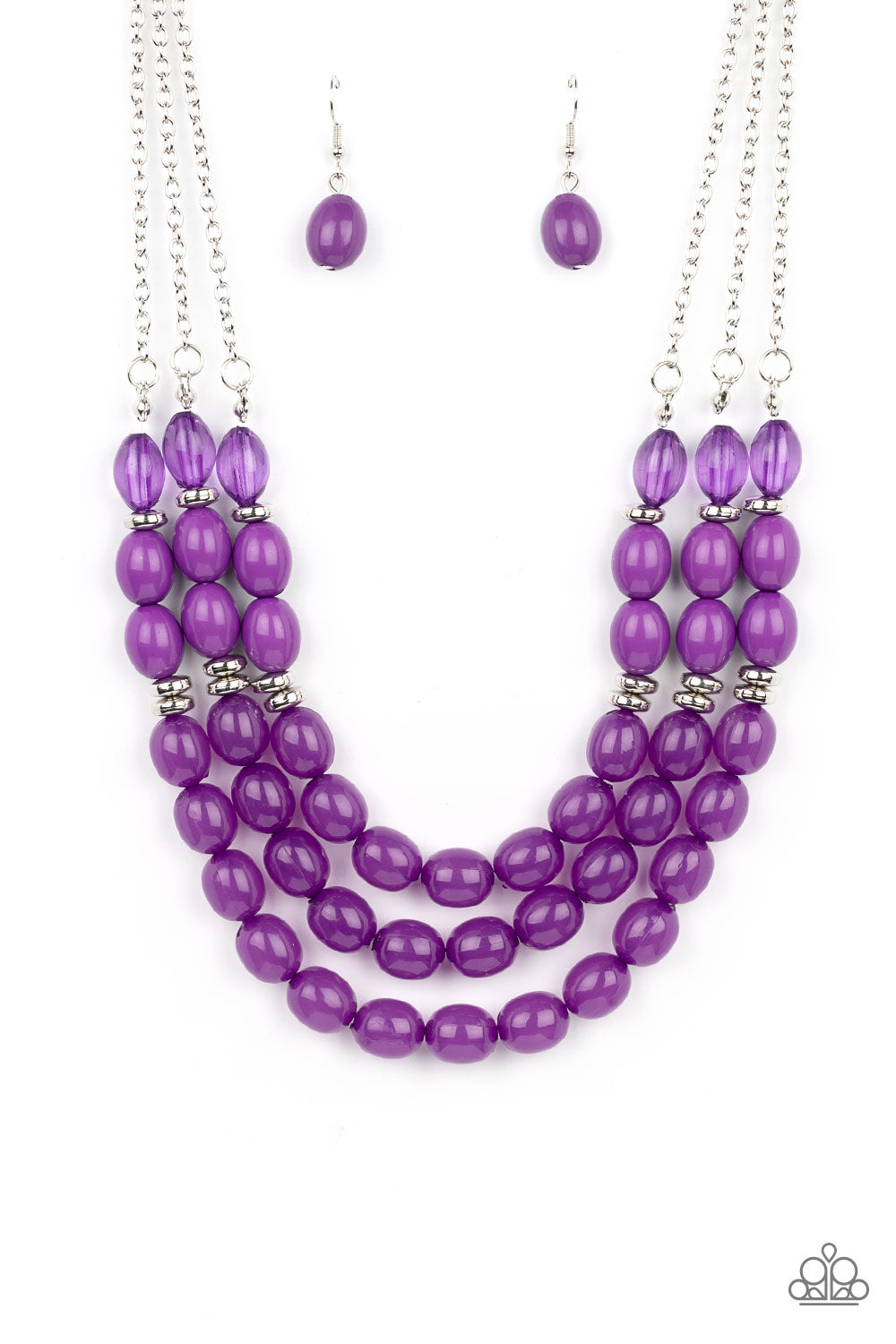 Paparazzi - Coastal Cruise - Purple Necklace - Alies Bling Bar