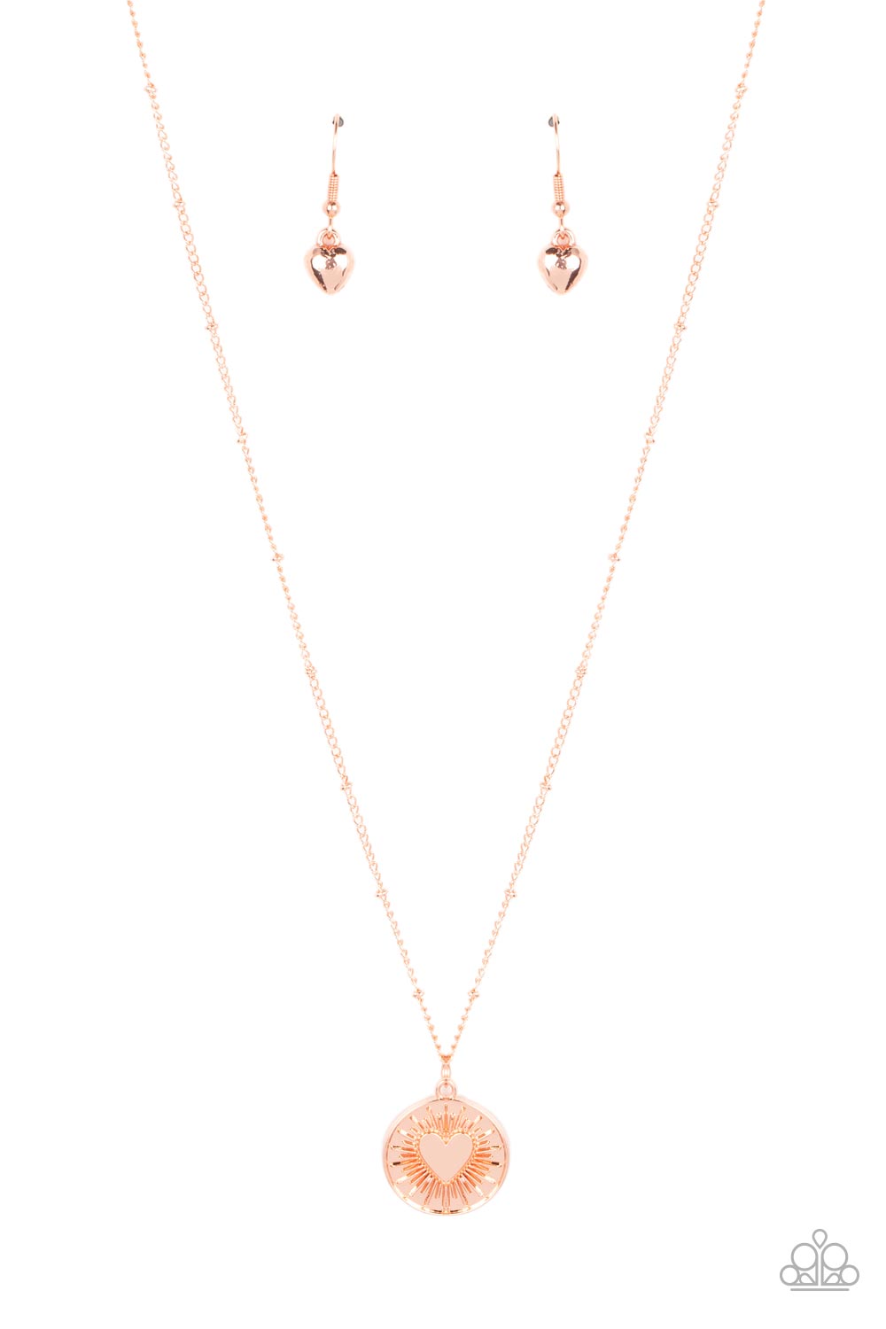 Lovestruck Shimmer - Copper Necklace - Paparazzi Accessories - Alies Bling Bar