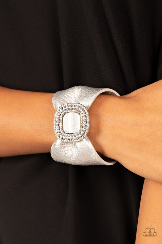 Lights, SELFIE, Action! - Silver Snap Bracelet - Alies Bling Bar