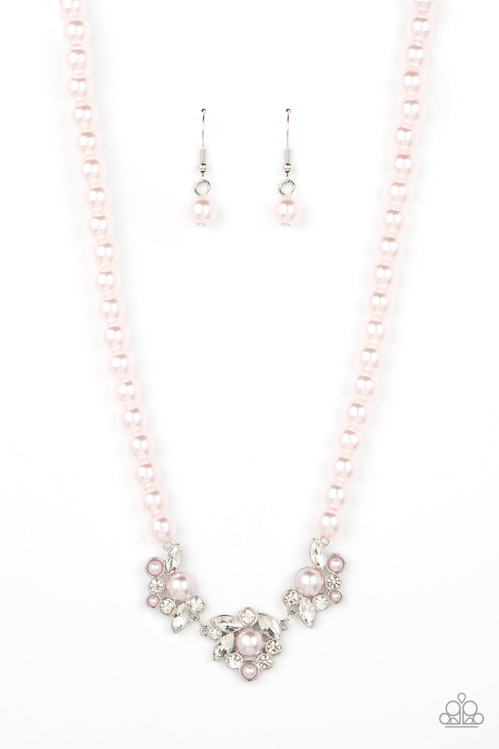 Royal Renditions - Pink Necklace - Paparazzi Accessories - Alies Bling Bar