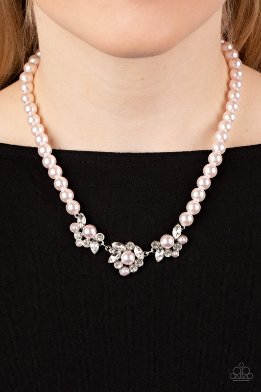 Royal Renditions - Pink Necklace - Paparazzi Accessories - Alies Bling Bar