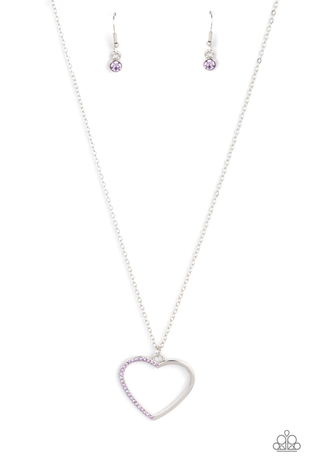 Paparazzi - Love to Sparkle - Purple Necklace - Alies Bling Bar