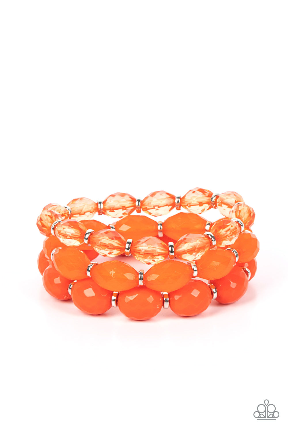 High Tide Hammock - Orange Bracelet - Paparazzi Accessories - Alies Bling Bar