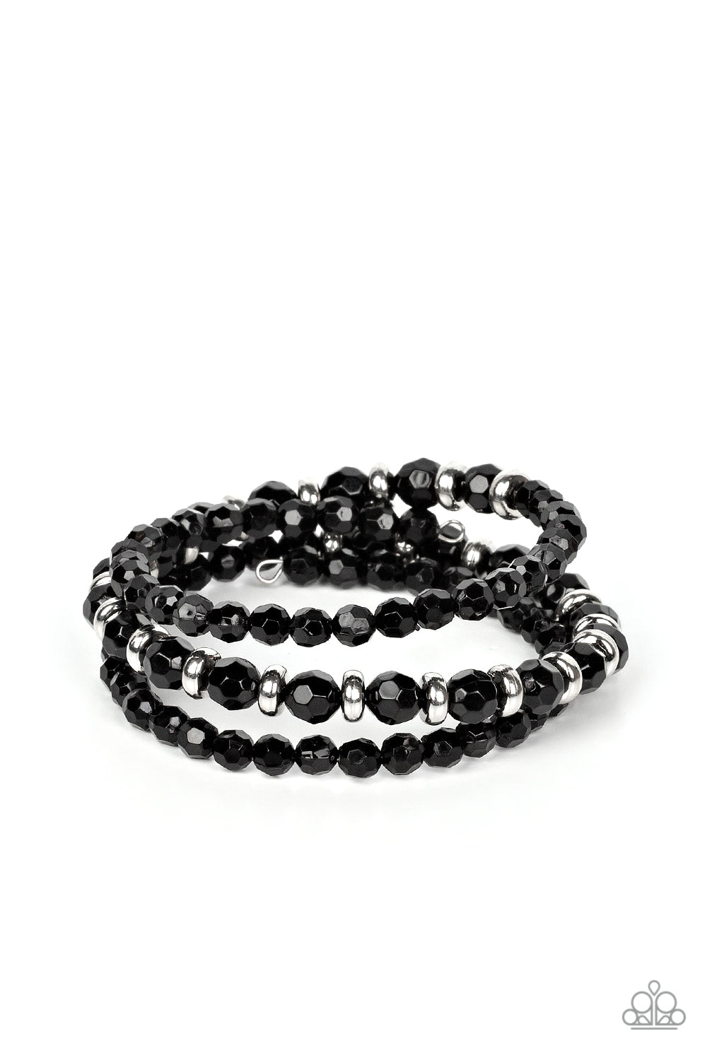 Its a Vibe - Black Bracelet -Paparazzi Accessories Preorder - Alies Bling Bar