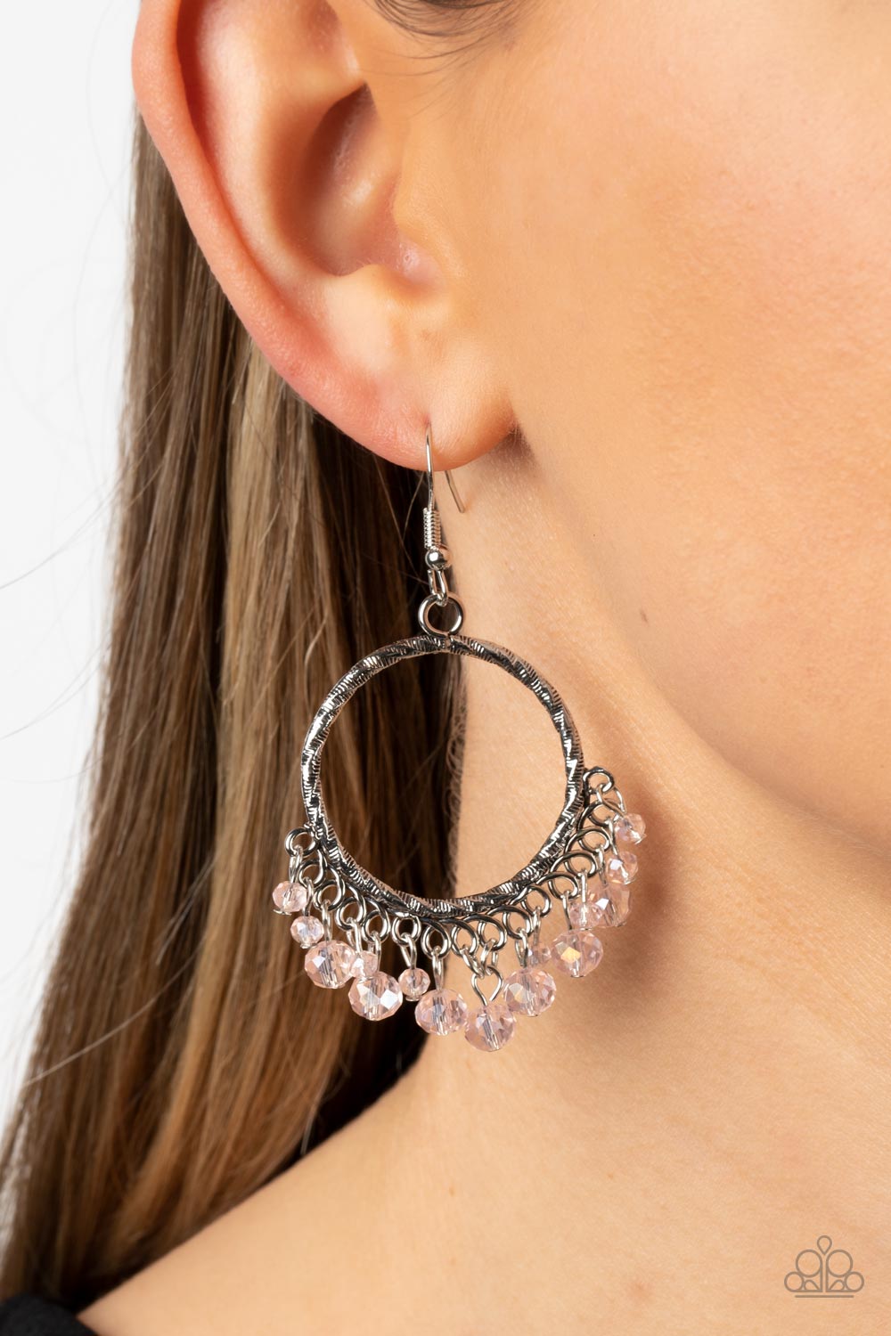 As if by Magic - Pink Earrings - Paparazzi Accessories - Alies Bling Bar