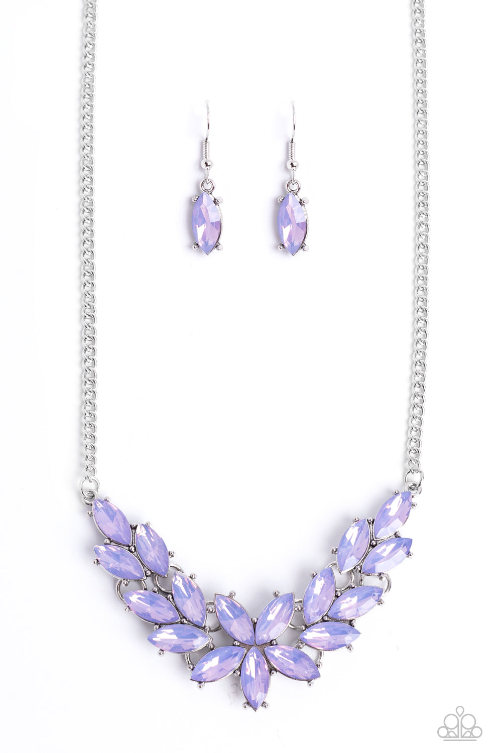 Ethereal Efflorescence - Purple Necklace - Paparazzi Accessories - Alies Bling Bar