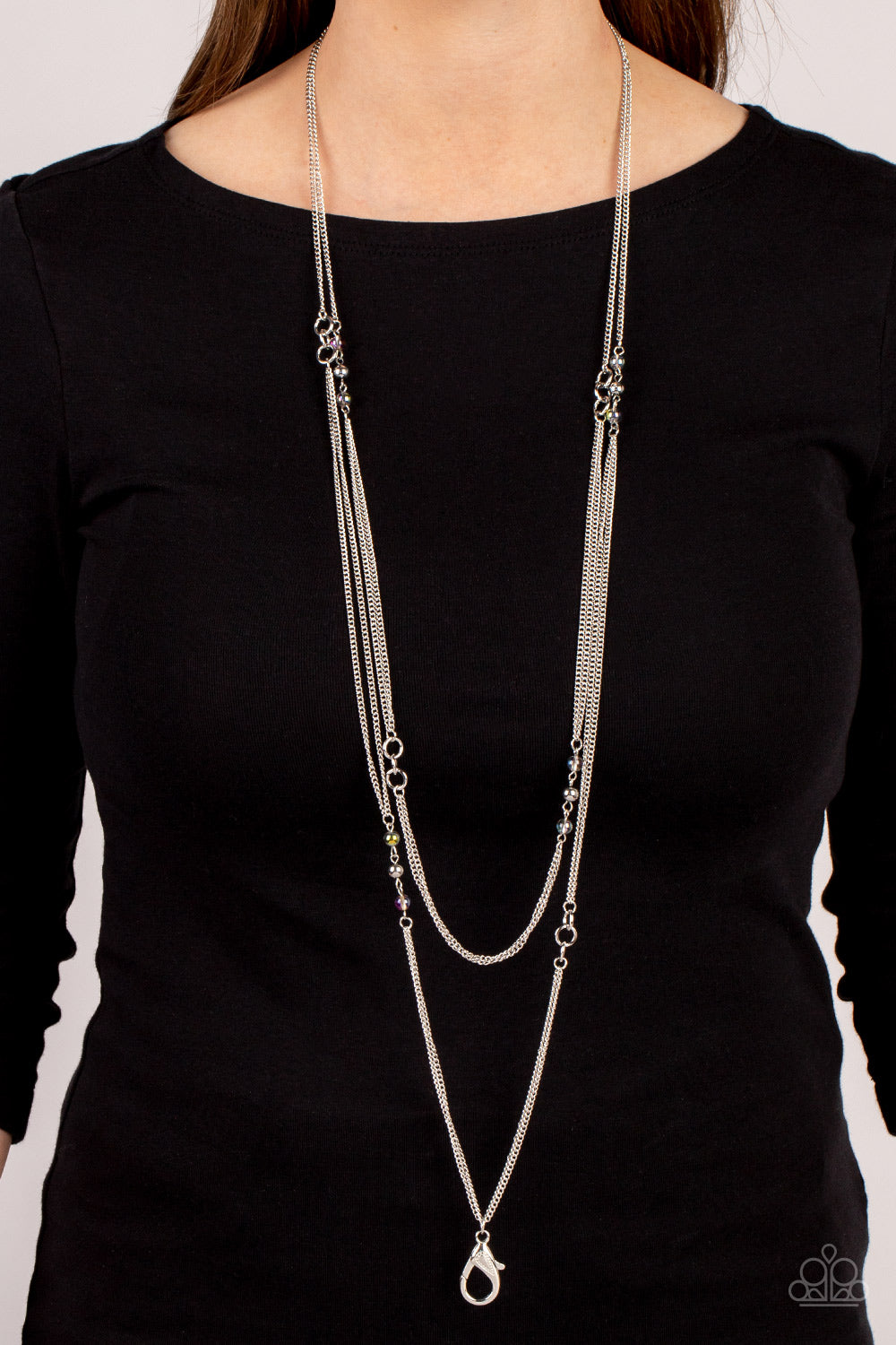 Ethereal Expectations - Multi Necklace - Paparazzi Accessories - Alies Bling Bar