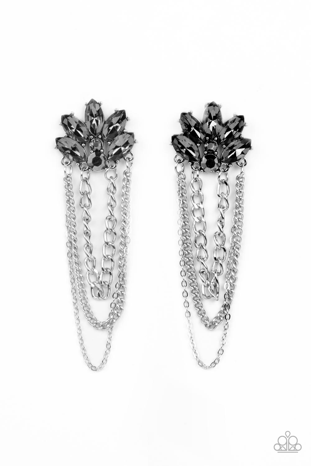 Reach for the SKYSCRAPERS - Silver Earrings - Paparazzi Accessories - Alies Bling Bar