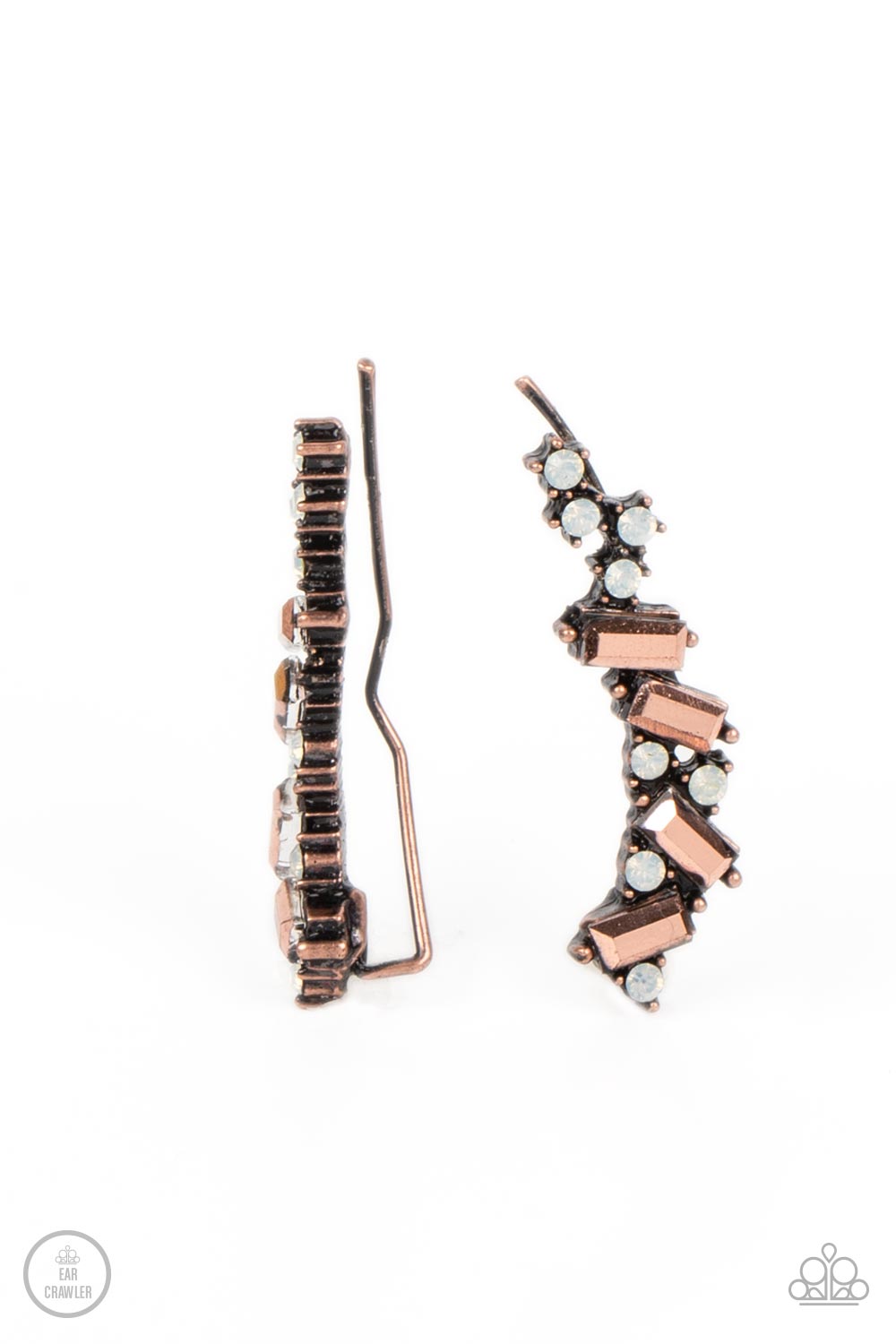 Stay Magical - Copper Earrings  - Paparazzi Accessories - Alies Bling Bar