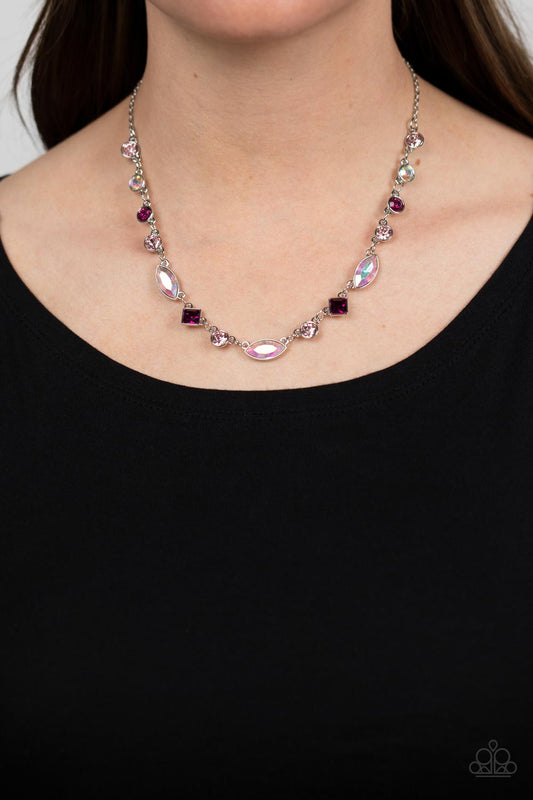 Paparazzi - Irresistible HEIR-idescence - Pink Necklace