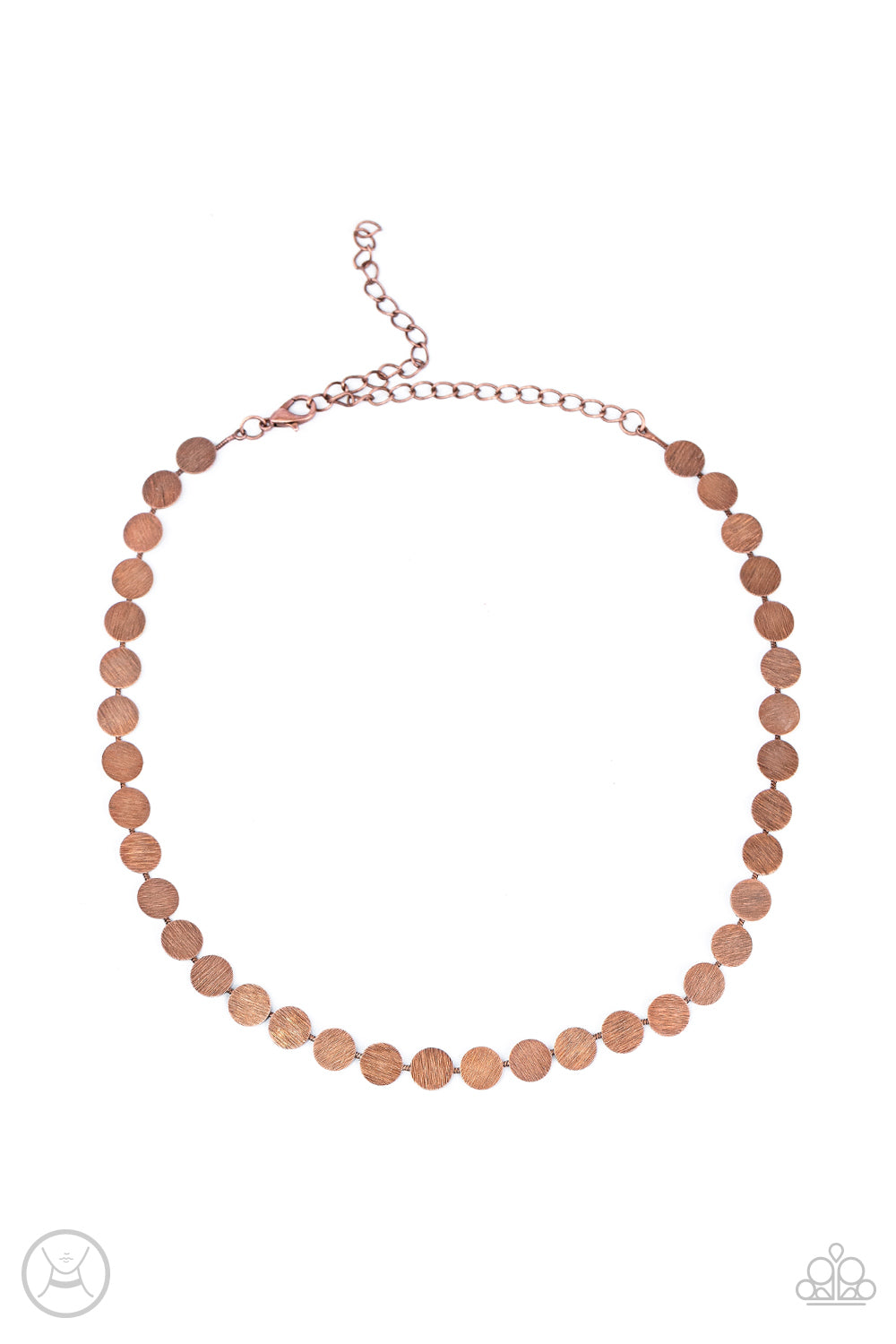 Flash Mob Flicker - Copper Necklace - Paparazzi Accessories - Alies Bling Bar