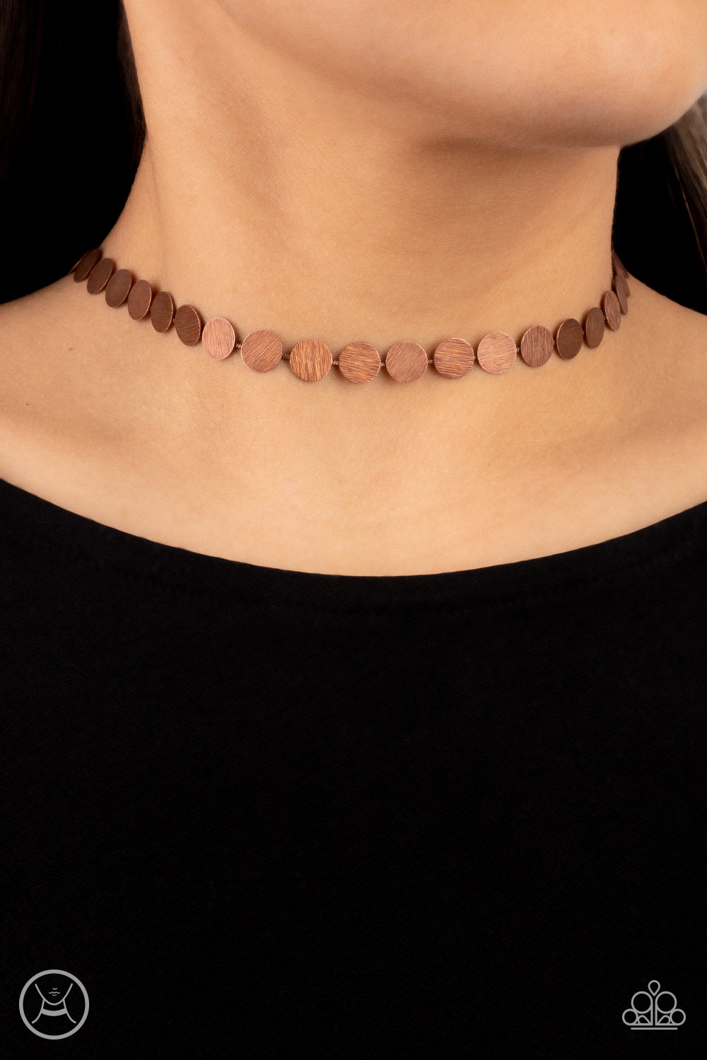 Flash Mob Flicker - Copper Necklace - Paparazzi Accessories - Alies Bling Bar