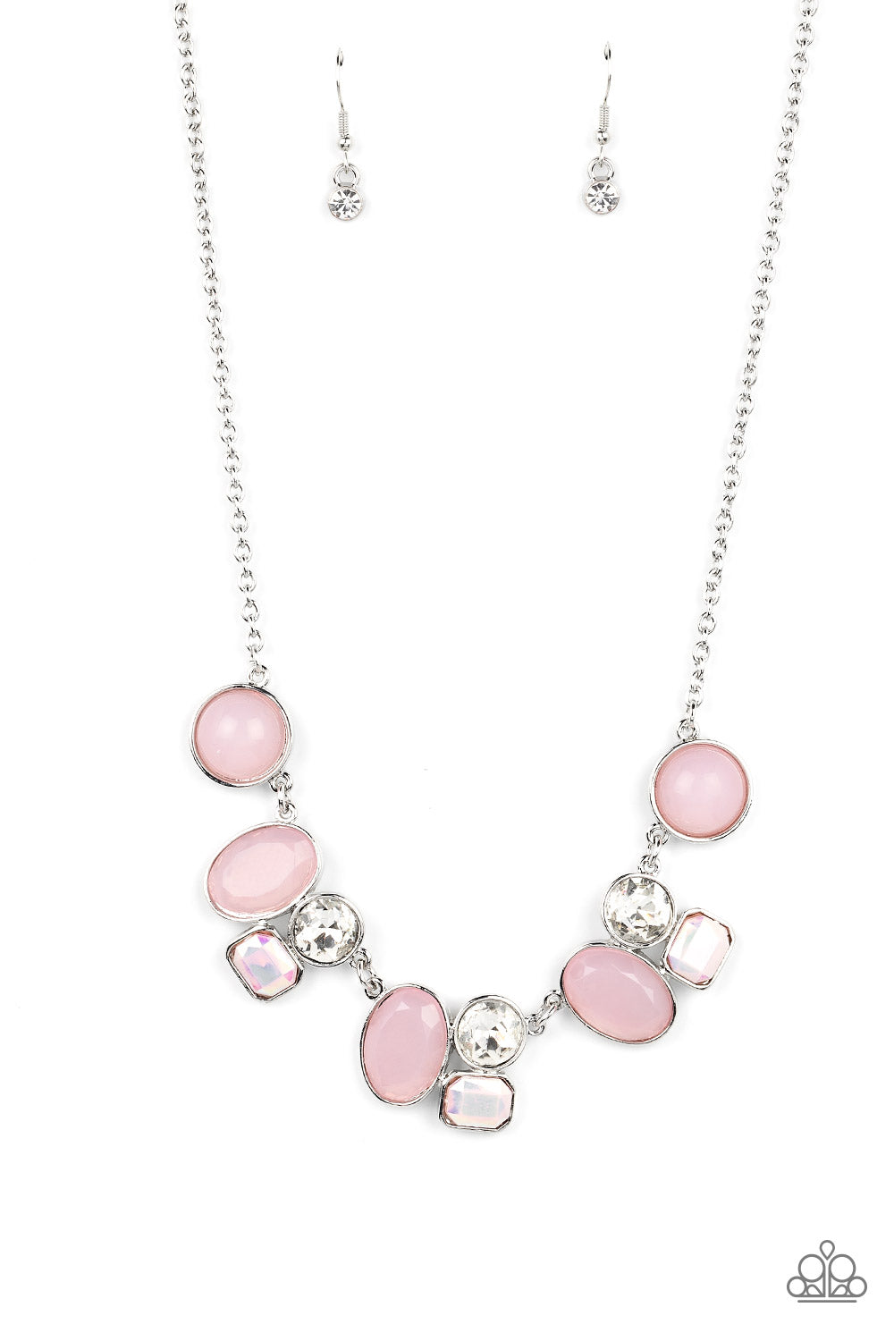 Fantasy World - Pink Necklace  - Paparazzi Accessories - Alies Bling Bar