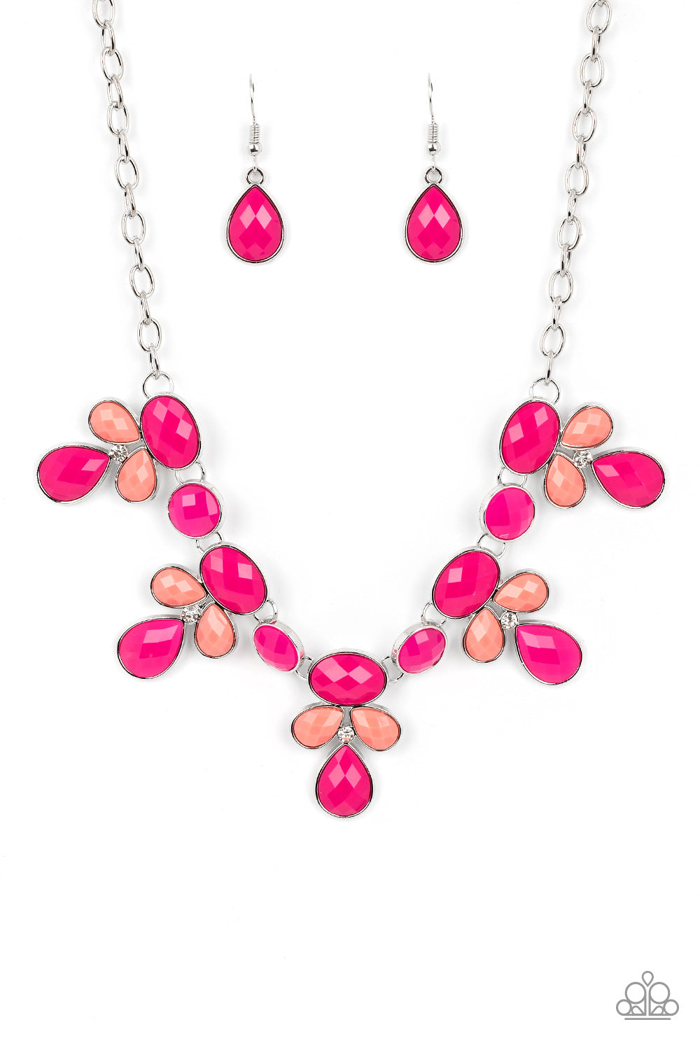 Midsummer Meadow - Pink Necklace - Paparazzi Accessories - Alies Bling Bar